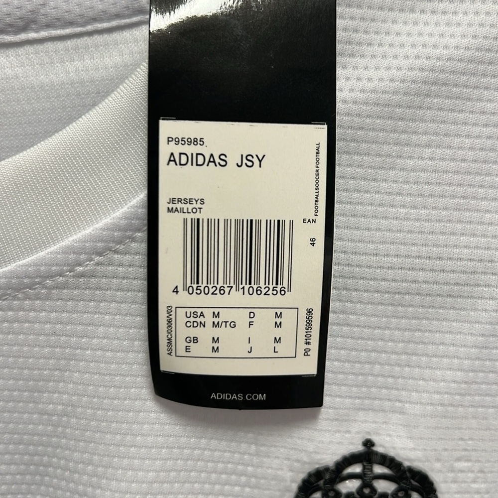Stussy Adidas Y-3 Real Madrid Soccer Football Jersey NWT - Picture 7 of 9